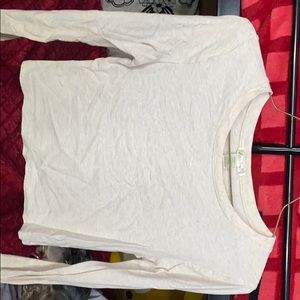 Long sleeve crop top